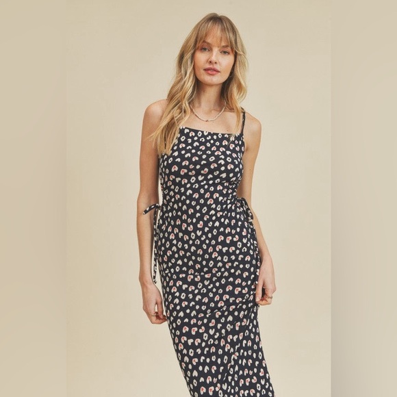 Summer spaghetti strap midi dress - Picture 6 of 6